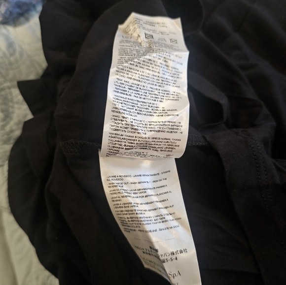 Armani Exchange Polo SHORT SLEEVE Shirt Men Black LIKE NEW!  MEDIUM - Picture 7 of 9